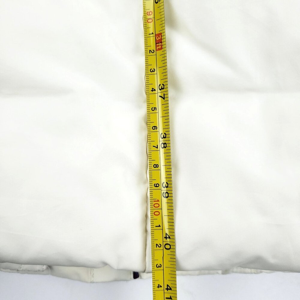 Cole Haan Women's Large Fill 80% Down, 20% Feather Coat Ivory Cream Jacket EUC - Picture 16 of 16